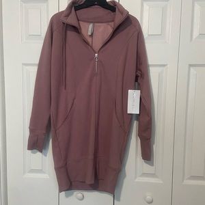 Brand new Athleta cozy karma 1/4 zip dress